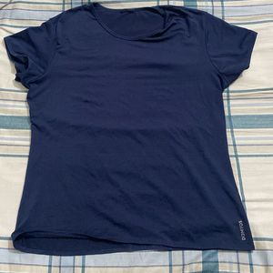 Navy Blue Active Wear T-shirt