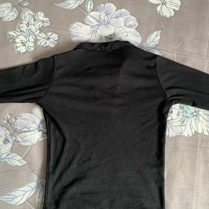 Black Polo Top Women