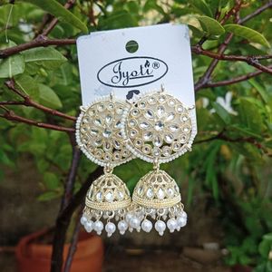 Jhumka With Pearl Drops 🆕🤍