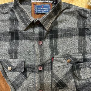 Grey colour, full and stylish shirt