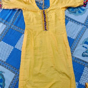 Yellow Punjabi Suit Set 🌼