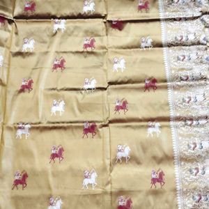 Beautiful Baluchori Work Walkalum Saree