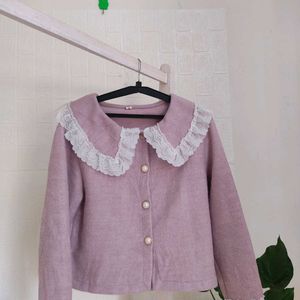 Peter Pan Collar Cardigan