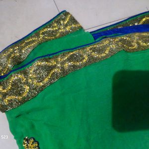 2 Heavy Sarees Combo With Blouses