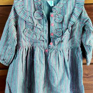 Beautiful Baby Girl Striped Dress