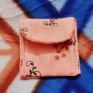 Reddish Orange Mini Wallet