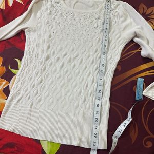 Women White Top For Winter