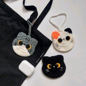 !!RESTOCK!! Crochet Earphone Case Or Pouch