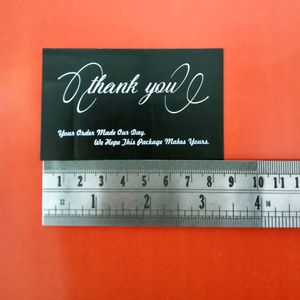 180 Big Thankyou Cards On 300 GSM Art Card