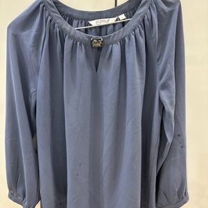 Grey Formal Top