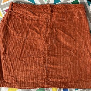 Rust Orange Skirt