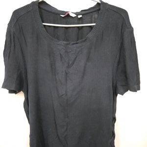 Black Crossed Tshirt