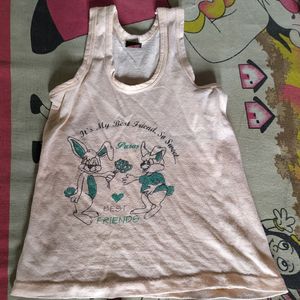 Baby Girl/Boy Sleeveless Animal Printed Vests