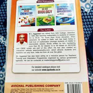 Class 10 Icse ML Aggarwal Maths Book