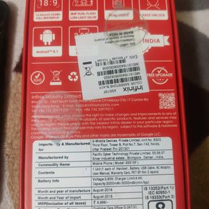 Infinix Smart2 Damaged Phone