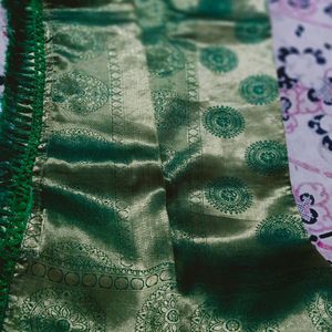 Semisilk Kanjiwaram Silk Sari