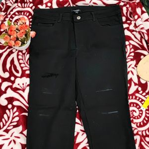 Black Straight Fit Chemistry Jeans