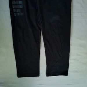 PUMA BLACK TRACK PANT WITH BIG LOGO