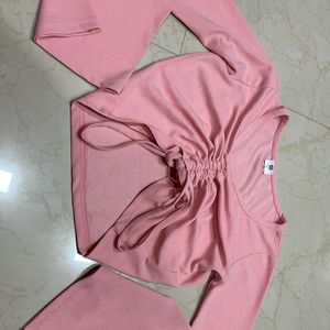 String Pink Top