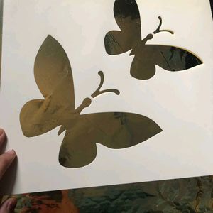 Butterfly Wall Stencil Design