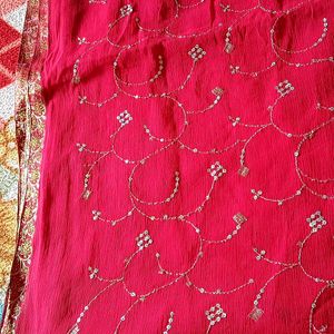 New Red  Bridal Saree