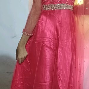 Pink Anarkali Suit