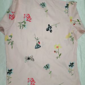 Women Formal Pink Top