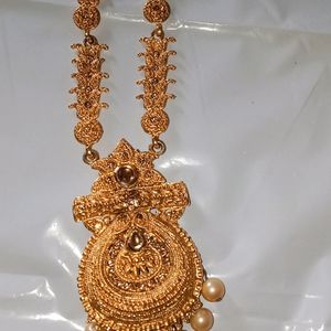 Gold Colour Long Haram