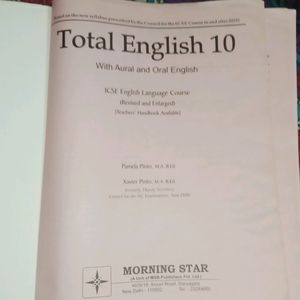 Total English Book Class 10 ICSE