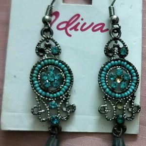 Blue Stone Earrings