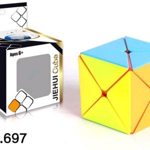 Dino-Stickerless 8-axis Multicolor JEHUI Cube