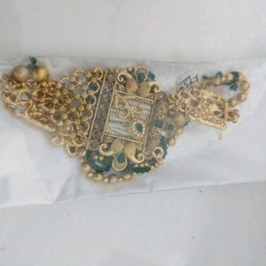 Premium Antique Gold plated Necklace set