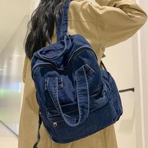 Blue Denim Backpack💗