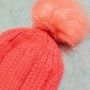 Super Cute peach Winter Cap 🌸💗