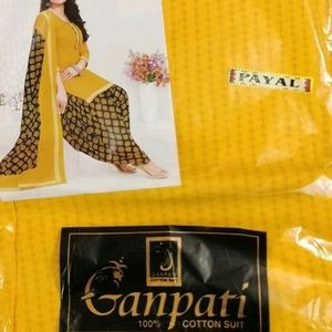 Ganpati Pure Cotton Suit Material