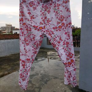 Floral Pant For Kurtis