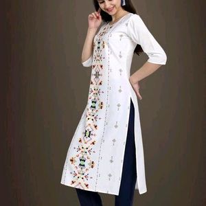 American Crepe Printed Kurti For Women