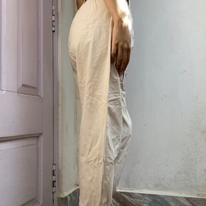 Beige Cargo Pants