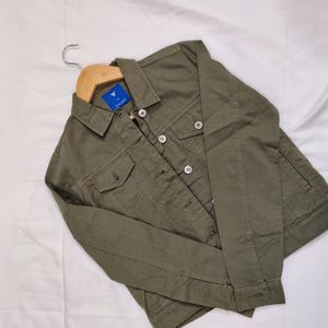 Blue Saint - Olive Green Denim Jacket