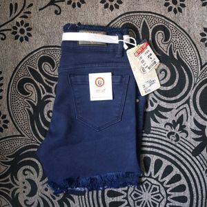 Dark Blue Short Jeans