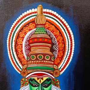 Kathakali Canvas Artwork/ Painting