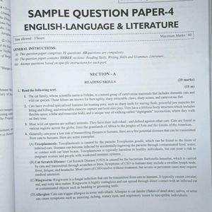 Class 10 English Sample paper