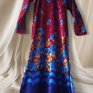 velvet kurta