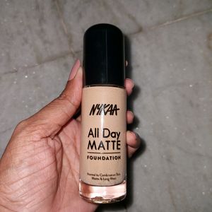 Nykaa All Day Matte Foundation - Sand 07