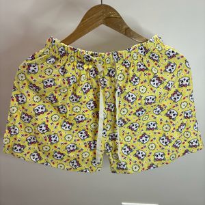 Cotton printed shorts