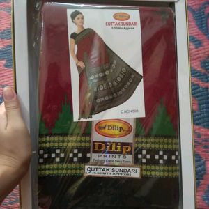 Sambalpuri Print Cotton Saree