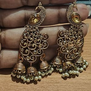 Peacock Earrings