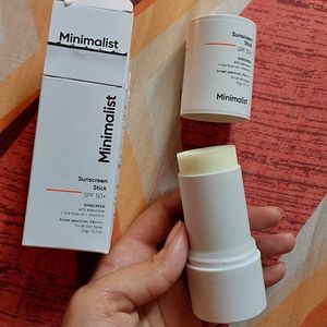 Minimalist Spf 50 Sunscreen Stick With Adenosine,