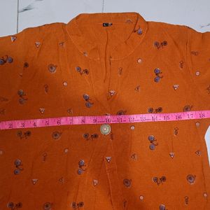 Full Cotton Open Kurti For Womens