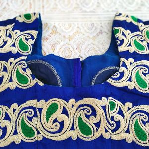 Gorgeous Thread Embroidered Work Blouse